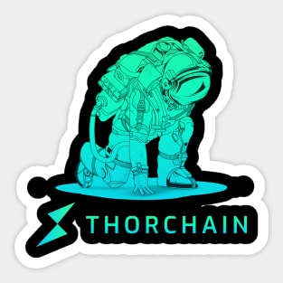 Thorchain  Crypto Cryptocurrency Rune  coin token Sticker